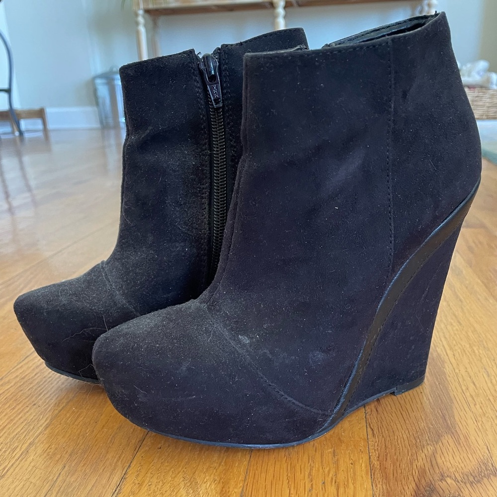 ALDO Suede Heeled Booties